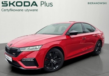 Skoda Octavia IV RS Liftback 2.0 TSI 245KM 2021 Skoda Octavia Sportowa kierownica i fotele - ACC 210kmh - Kamera - Czujnik, zdjęcie 1