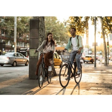 КОРЗИНА ДЛЯ ВЕЛОСИПЕДОВ ПЕРЕДНЯЯ ПОДВЕСНАЯ ЧЕРНАЯ МЕТАЛЛ 30СМ