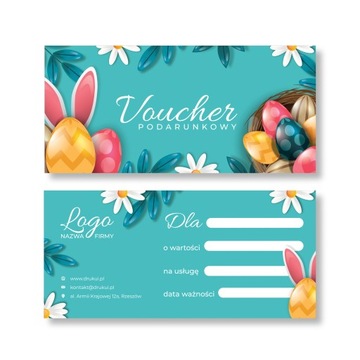 KREATOR VOUCHER DL PREZENT WIELKANOC 60SZT.