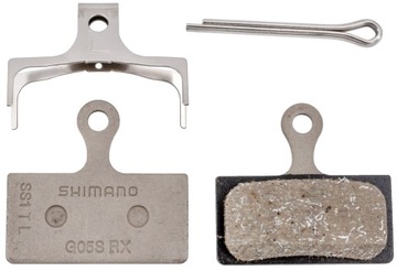 Klocki Okładziny Hamulca Shimano G05S-RX sprężyna z zawleczką Żywiczne OEM