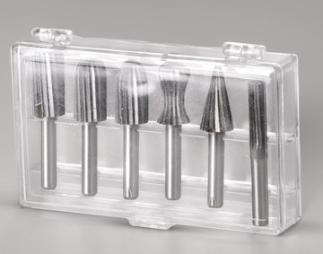 НАБОР КОНЦЕВЫХ ФРЕЗ ДЛЯ МЕТАЛЛИЧЕСКИХ НАПИЛЬНИКОВ HSS, 6 шт.