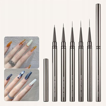Набор для ногтей BRUSHE SET 5 кистей, тонкая кисть для украшения омбре