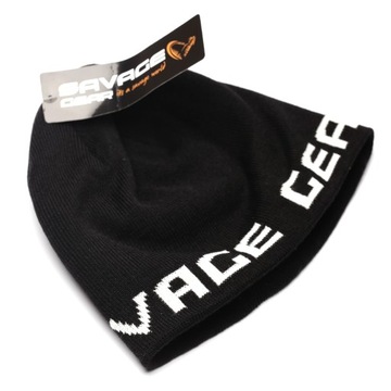 CZAPKA SAVAGE GEAR - LOGO BLACK/WHITE