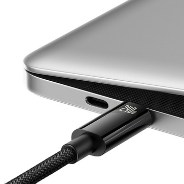 Кабель Baseus Tungsten Gold USB-C PD 240 Вт 100 см Samsung AFC Huawei SCP