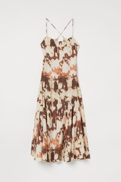 H&M 42 XL Długa sukienka z lyocellem