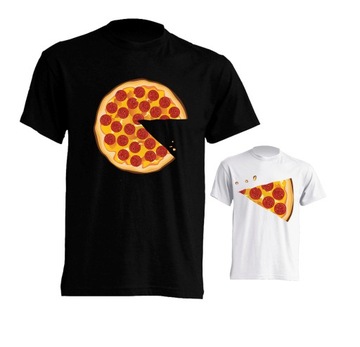 ZESTAW OJCIEC SYN córka mama tata pizza 2 koszulki