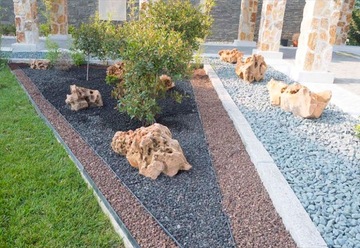 Podłoże Lawa Wulkaniczna Grys Czarny 10-15mm