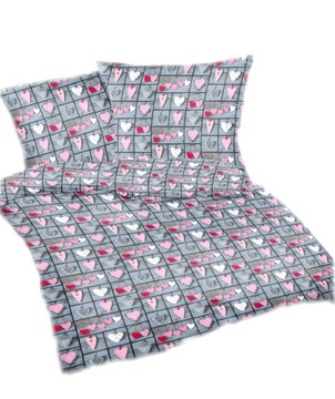 POŚCIEL FLANELOWA 140x200 GRUBA MIĘKKA BAWEŁNA100%