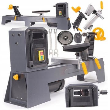 ТОКАРНЫЙ СТОЛ ПО ДЕРЕВЯНУ С РЕГУЛИРОВКОЙ 600Вт 1000мм 230В POWERMAT TSD-600LCD