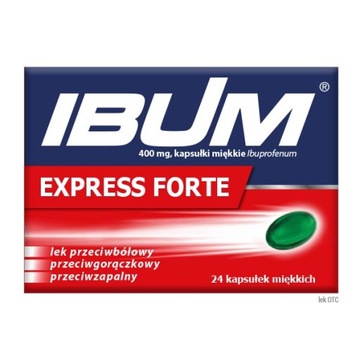 Ibum Express Forte (Ibum Express), 400 mg, 24kaps.