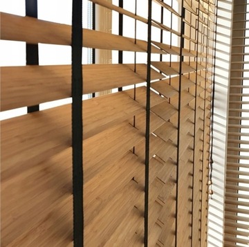 ДЕРЕВЯННЫЕ БАМБУКОВЫЕ ЖАЛЮЗИ 50мм, ПО ИНДИВИДУАЛЬНОСТИ, ГОРИЗОНТАЛЬНЫЕ