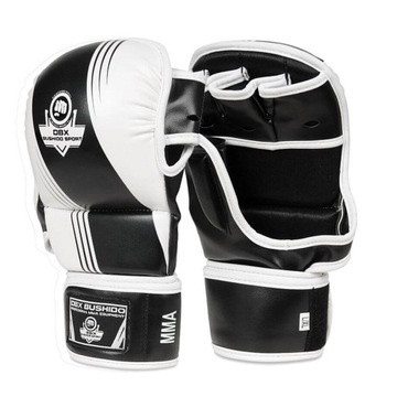 RĘKAWICE MMA KRAV MAGA TRENINGOWE CHWYTNE PIANKA DŁUGI RZEP DBX BUSHIDO S/M