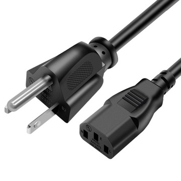 Zasilanie amerykańskie z adapterami Zasilacz 1,5m