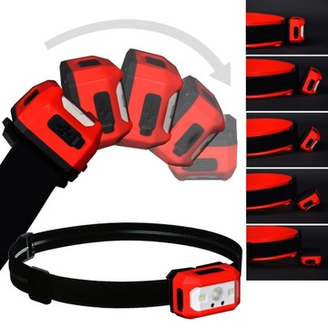 Latarka warsztatowa czołowa LED USB Sensor ruchu