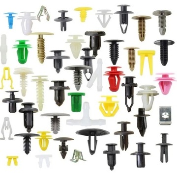 Булавки, зажимы, зажимы автомобильные, 500 шт, универсальные для обивки + ИНСТРУМЕНТЫ