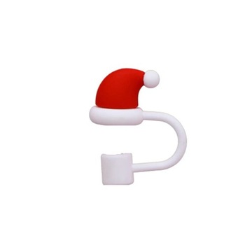 Christmas Straw Cover Cap for Stanley Cup, Cute Cartoon Straw Topper,