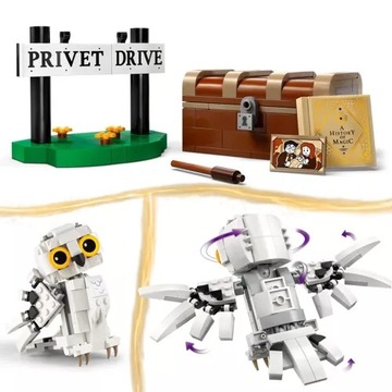 КОМПЛЕКТ LEGO «ГАРРИ ПОТТЕР ХЕДВИГ ВИЗИТ НА ТИХУЮ ДЕРЕВЬ 4» 76425