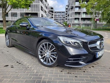 Mercedes Klasa S W222 Coupe Facelifting 4.0 560 469KM 2020 Mercedes S560 4-MATIC V8 4.0L 469KM Salon PL Bezwypadkowy