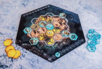 NEUROSHIMA ШЕСТИГРАННЫЙ РЕЗИНОВЫЙ ИГРОВОЙ КОВРИК 33 СМ Х 29 СМ