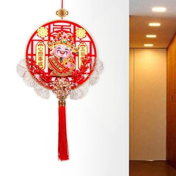 Chiński Nowy Rok Wisząca dekoracja Rok księżycowy Szczęśliwego Nowego Roku 45cm x 84cm