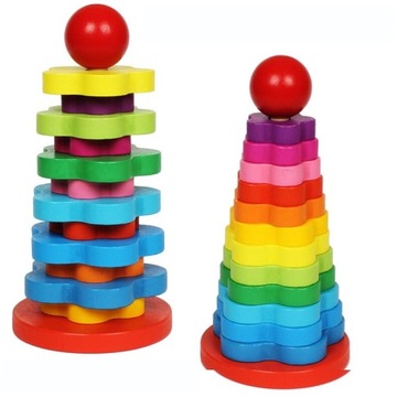 КРАСОЧНАЯ ЗАГАДКА С ДЕРЕВЯННЫМИ ПИРАМИДАМИ