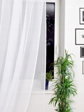 ТКАНЬ ВУАЛЬ БЕЛАЯ ШТОРА ОТДЕЛКА ОКНА 300 соболь супер качества В МЕТРАХ