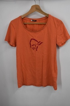 Norrona 29 cotton logo t-shirt damski koszulka M