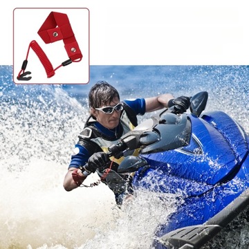 PASEK BEZPIECZEŃSTWA NA NADGARSTEK SPORTOWY, LINKA DO MOTORÓWKI, ODBLASKOWA