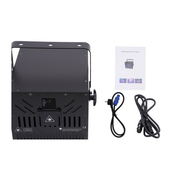 DMX LASER ANIMACYJNY ROBO 10W ILDA LASEROWY DO 500m² 12/21CH