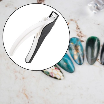 Накладные ногти Sharp Gift Накладные ногти из нержавеющей стали премиум-класса, черный, белый цвет