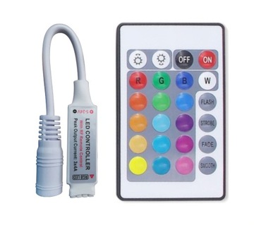 STEROWNIK KONTROLER PILOT RADIOWY RF24 TAŚMA LED