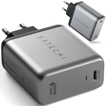 SATECHI - ŁADOWARKA SIECIOWA USB-C 100W PD UNIWERSALNY MOCNY ZASILACZ