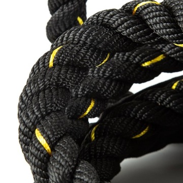 Тяжелая скакалка Скакалка для тренировок и упражнений, желтая, 3 м