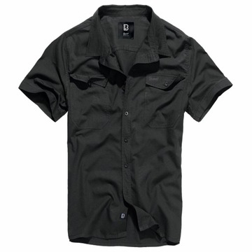 Koszula z krótkim rękawem BRANDIT Roadstar czarna 5XL