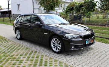 BMW Seria 5 F10-F11 Touring Facelifting 525d 218KM 2015 BMW Seria 5 2.0D 525d X-Drive Led Automatik Navi Hak 1 Rok Gwarancji, zdjęcie 2