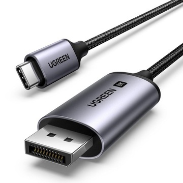 UGREEN Kabel USB C do DisplayPort 1.4 8K 60 Hz 30 Hz 4K 240 Hz 144 Hz HDR V