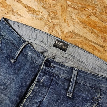 Spodnie Jeansowe LEE SMITH POINT Proste Dżins Denim Nowy Model Męskie 32x32
