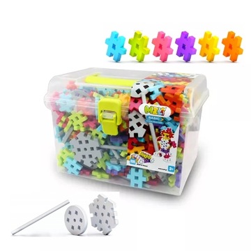 KLOCKI Meli Basic Constructor Travel Box 500 WAFLE