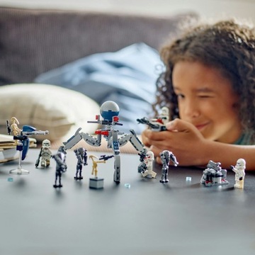 LEGO Star Wars 75372 Боевой набор клонов и боевых дроидов в подарок