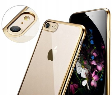 ХРОМ-ЗОЛОТОЙ ЧЕХОЛ ДЛЯ IPHONE 7/8 + СТЕКЛО