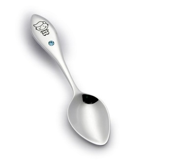 подарок на крещение серебряной ложкой на годик ГРАВИРОВКА