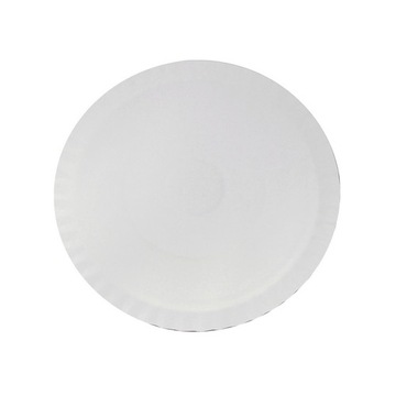 Talerze papierowe jednorazowe białe 35cm 100szt