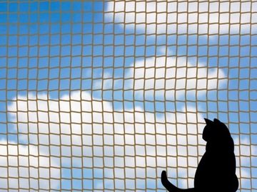 Сетка плетеная бежевая 80 х 165 защитная для двухъярусной кровати-мезонина