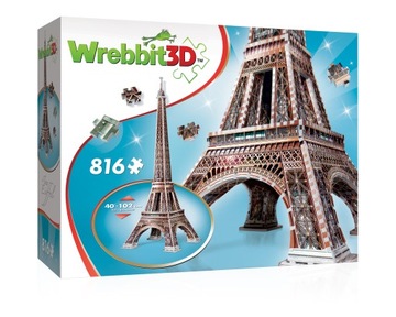 ПАЗЛ Wrebbit Eiffel Tower 3D 816 деталей