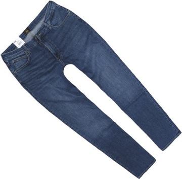 LEE WEST relaxed spodnie jeansowe CLEAN CODY proste W33 L34