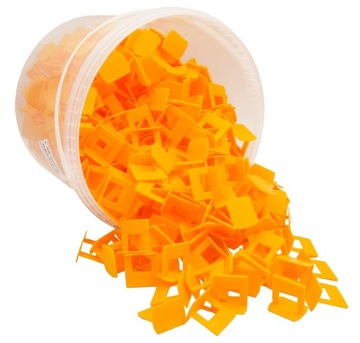 Klipsy i Kliny Do Poziomowania Płytek 440 szt SOLID 2 mm System Zaciski