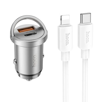 SUPER JAKOŚĆ ŁADOWARKA SAMOCHODOWA USB 3.1 TYP C USB TYP C HOCO 3000 MA
