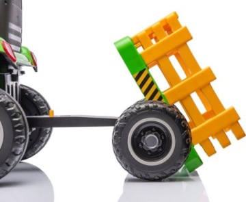 ТРАКТОР С ПРИЦЕПОМ ДЛЯ МАЛЫША 12В АККУМУЛЯТОР 90ВТ ПУЛЬТ ДИСТАНЦИОННОГО УПРАВЛЕНИЯ