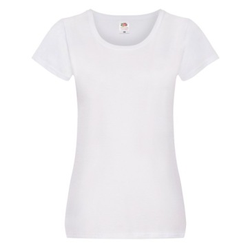 ФУТБОЛКА ЖЕНСКАЯ - ФРУКТЫ - БЕЛАЯ - S