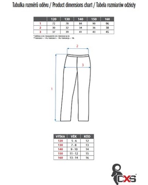 ДЕТСКИЕ МЕМБРАННЫЕ БРЮКИ SOFTSHELL TRENTON 150см